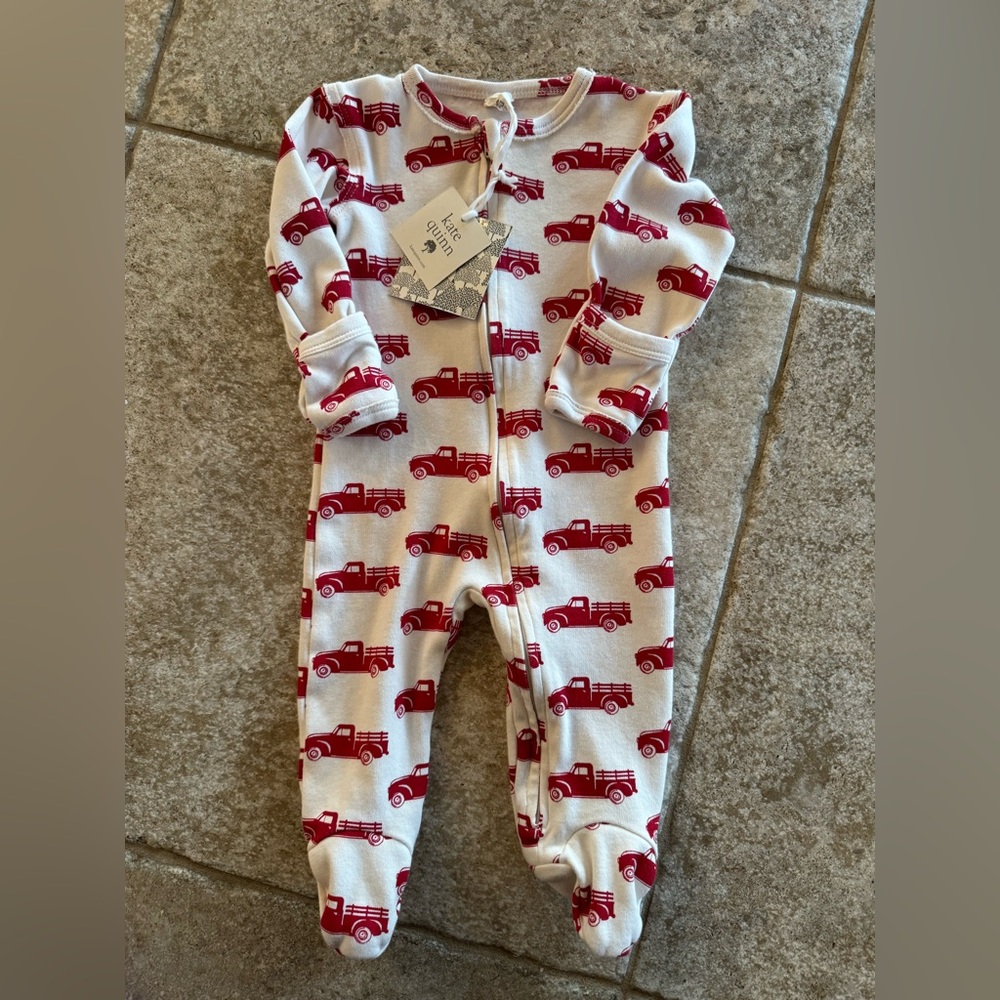 Kate Quinn - NWT - Vintage Red Truck - 6-9 months